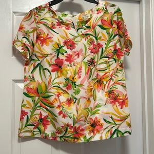J.Crew Floral Blouse